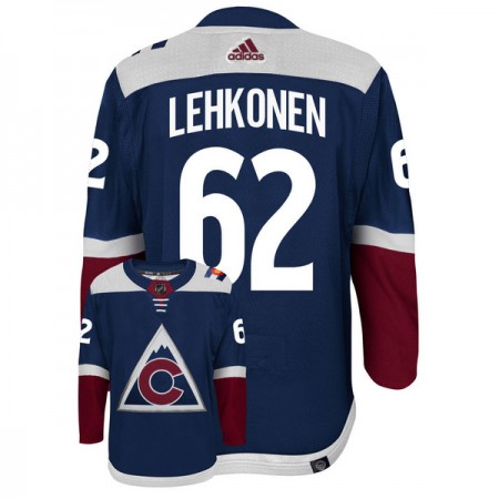 Miehille NHL Colorado Avalanche Pelipaita Arturri Lehkonen 62 Adidas Kolmas Navy Authentic